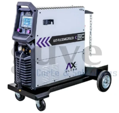 AXT-PULSEMIG255LCD Soldadora inversor, MIG GAS/NO GAS, Especial para aluminio, Doble Pulsado