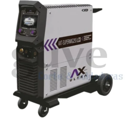 AXT-SUPERMIG255LCD Soldadora inversor, MIG GAS/NO GAS, Electrodo y TIG LIFT