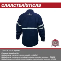 Camisola Soldador Lincoln Mezclilla/REFLEX - Image 4