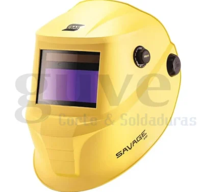 Careta Electrónica ESAB SAVAGE A40 AMARILLA