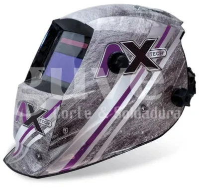 Careta electrónica AXTECH AXT-CEMETAL
