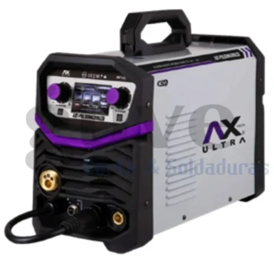 Soldadora inversor AXT-PULSEMIG200LCD