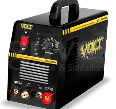 Soldadora inversor Electrodo y Tig Alta Frecuencia, Bi-Voltaje VOL-TIG210BV